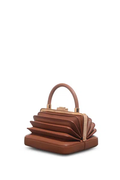 Gabriela Hearst Diana Bag In Cognac Nappa Leather In Cognac