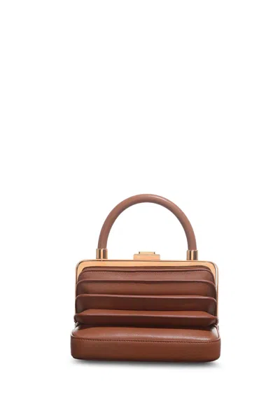 Gabriela Hearst Diana Bag In Cognac Nappa Leather In Cognac