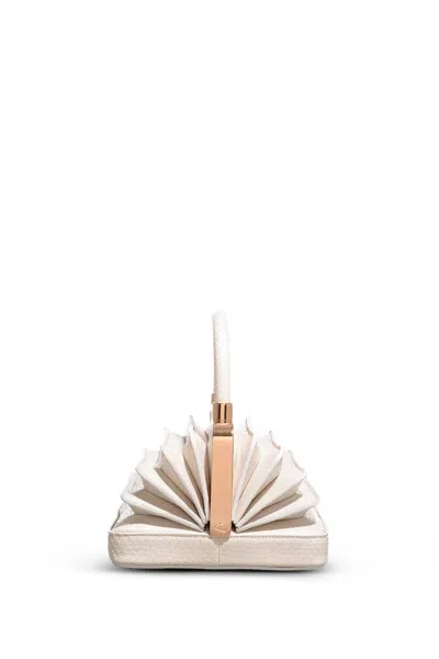 Gabriela Hearst Diana Bag In Ivory Snakeskin In Ivory