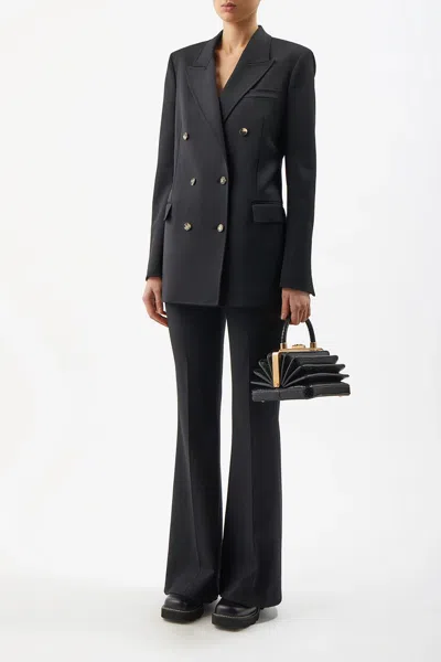 Gabriela Hearst Diana Bag In Cognac, Yellow & Black Nappa Leather In Cognac/yellow/black