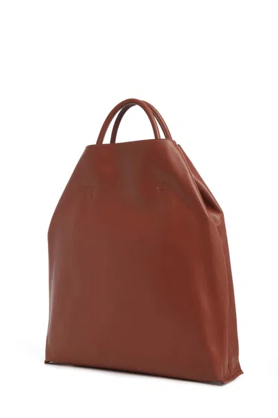 Gabriela Hearst Eileen Tote Bag In Cognac Leather In Cognac