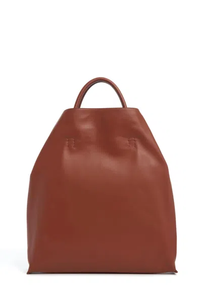 Gabriela Hearst Eileen Tote Bag In Cognac Leather In Cognac