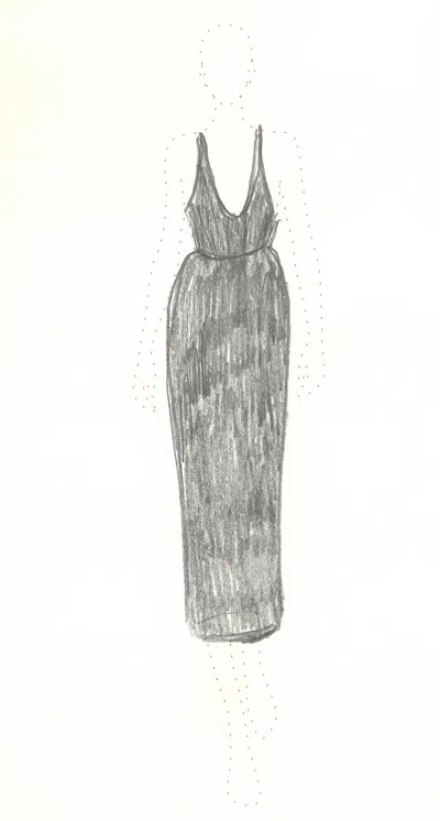 Gabriela Hearst Girard Dress In White Shirred Aloe Linen In White