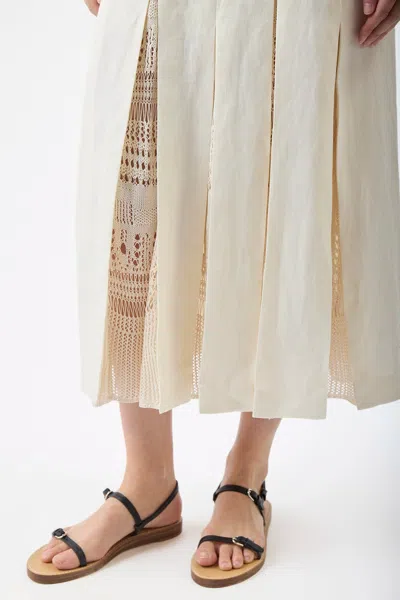 Shop Gabriela Hearst Godard Dress In Ivory Linen