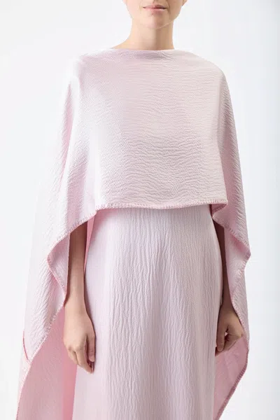 Shop Gabriela Hearst Hunter Dress In Silk In Blush