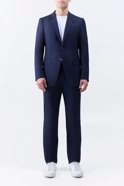 Gabriela Hearst Irving Jacket In Dark Navy Wool In Dark Navy