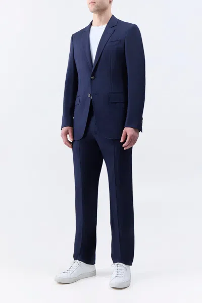 Gabriela Hearst Irving Jacket In Dark Navy Wool In Dark Navy