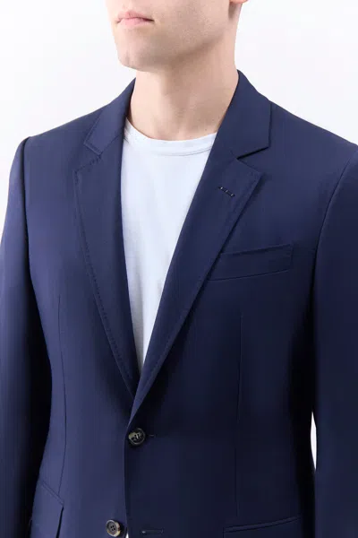 Gabriela Hearst Irving Jacket In Dark Navy Wool In Dark Navy