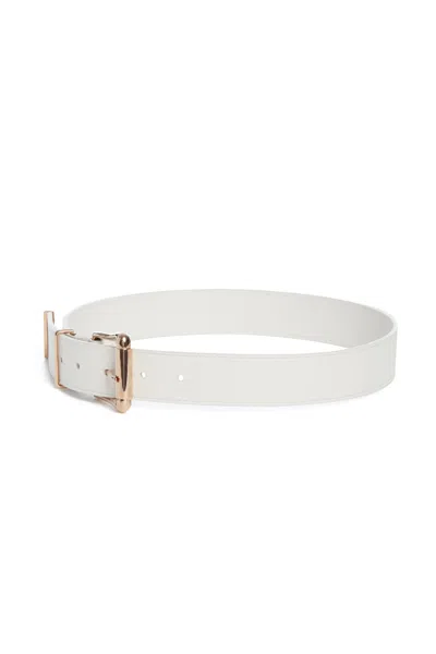 Shop Gabriela Hearst Laird Belt In White Leather
