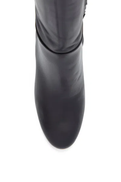 Gabriela Hearst Linda Leather Over-the-knee Boots In Black