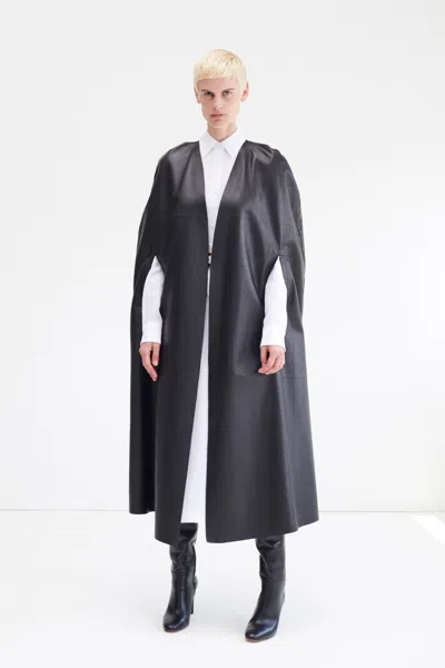 Gabriela Hearst Linda Leather Over-the-knee Boots In Black