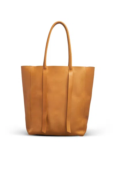 Gabriela Hearst Marianne Tote Bag In Cashew Leather In Golden Birch