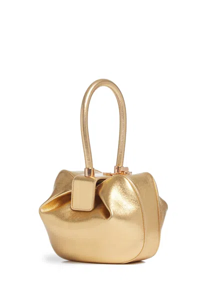 Gabriela Hearst Metallic Nina Bag In Gold Nappa Leather In Gold