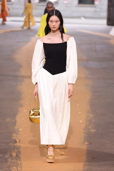 Gabriela Hearst Metallic Nina Bag In Gold Nappa Leather In Gold