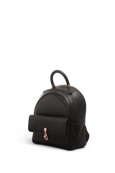 Shop Gabriela Hearst Mini Billie Backpack In Black Nappa Leather