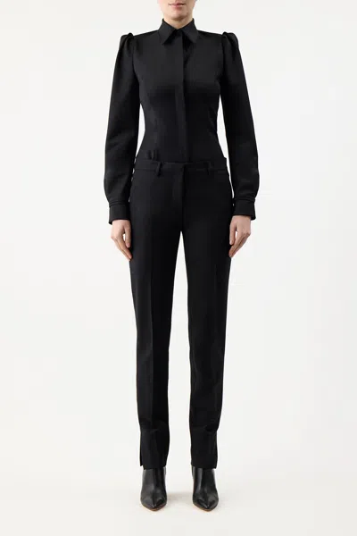 Shop Gabriela Hearst Molly Pant In Sportswear Wool In Black