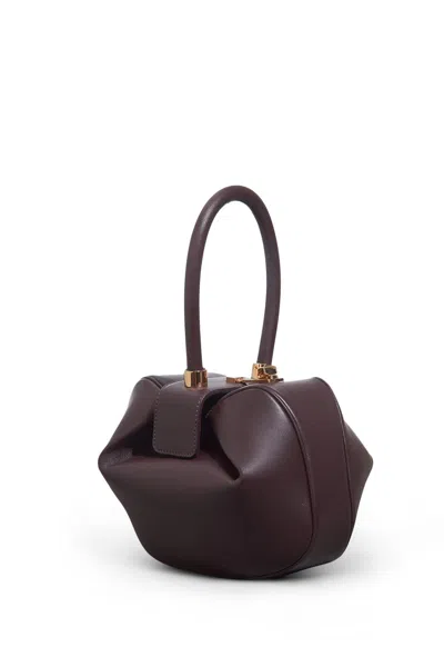 Shop Gabriela Hearst Nina Bag In Bordeaux Nappa Leather