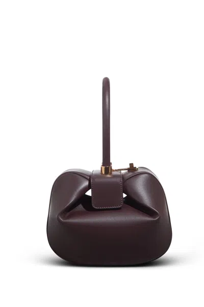 Gabriela Hearst Nina Bag In Bordeaux Nappa Leather In Bordeaux