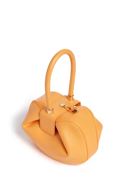 Gabriela Hearst Nina Bag In Fluorescent Orange Nappa Leather In Fluorescent Orange