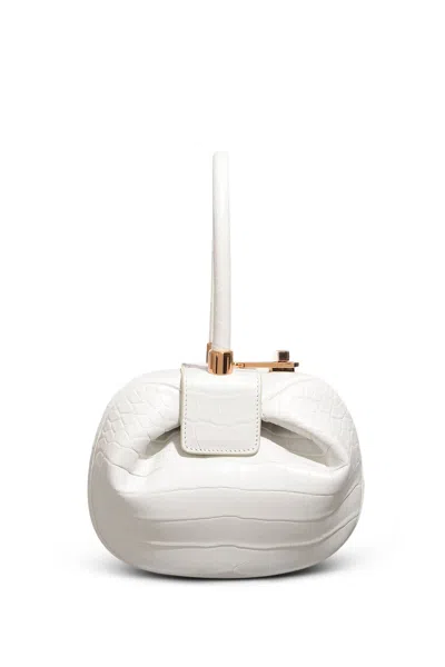 Gabriela Hearst Nina Bag In Ivory Crocodile Leather In Ivory
