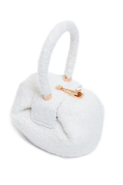 Gabriela Hearst Nina Bag In Ivory Cashmere Boucle In Ivory