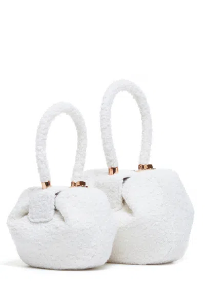 Gabriela Hearst Nina Bag In Ivory Cashmere Boucle In Ivory