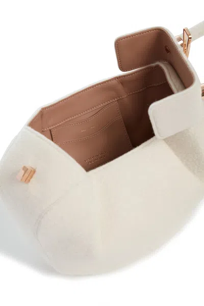 Gabriela Hearst Nina Bag In Ivory Cashmere Felt In Ivory