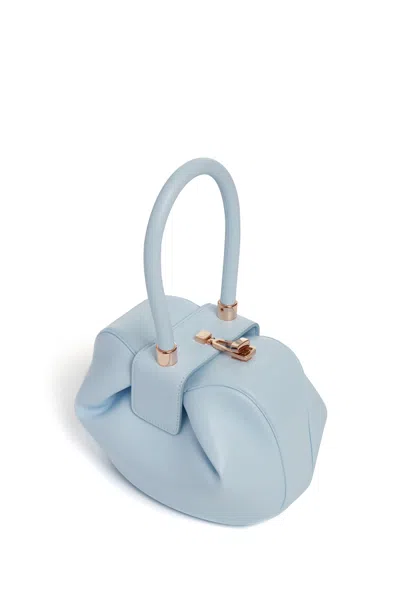 Gabriela Hearst Nina Bag In Light Blue Nappa Leather In Light Blue