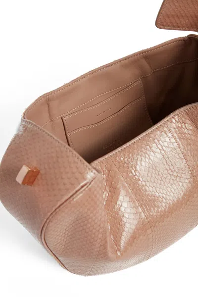 Gabriela Hearst Nina Bag In Nude Snakeskin In Nude