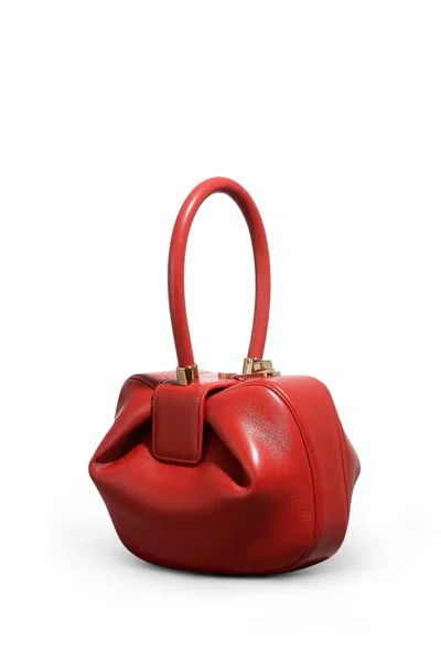 Shop Gabriela Hearst Nina Bag In Red Nappa Leather