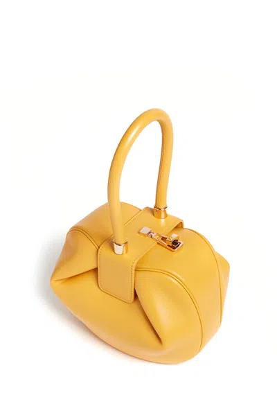Gabriela Hearst Nina Bag In Yellow Nappa Leather In Yellow