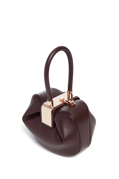 Shop Gabriela Hearst Nina Midas Bag In Bordeaux Nappa Leather