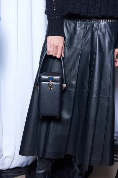 Shop Gabriela Hearst Nostalgia Bag In Black Nappa Leather
