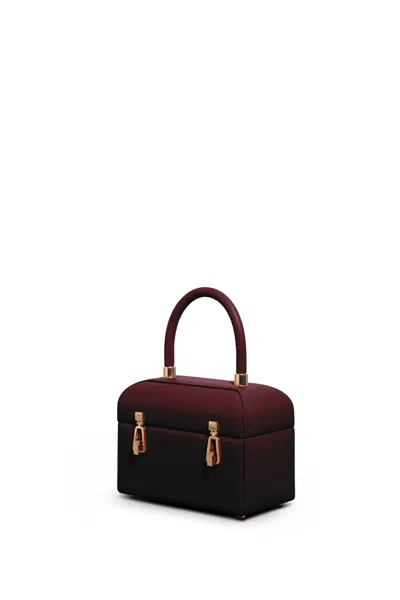 Shop Gabriela Hearst Patsy Bag In Bordeaux Nappa Leather