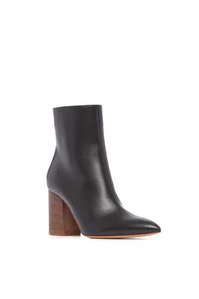 Shop Gabriela Hearst Rio Heeled Boot In Black Leather