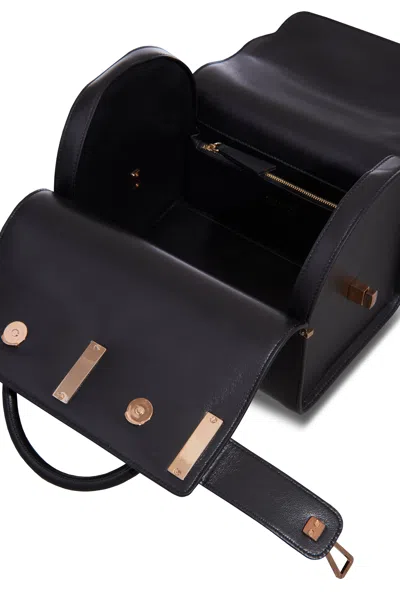 Shop Gabriela Hearst Sabi Bag In Black Nappa Leather