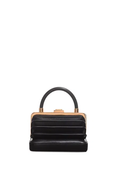 Gabriela Hearst Small Diana Bag In Black Nappa Leather In Black