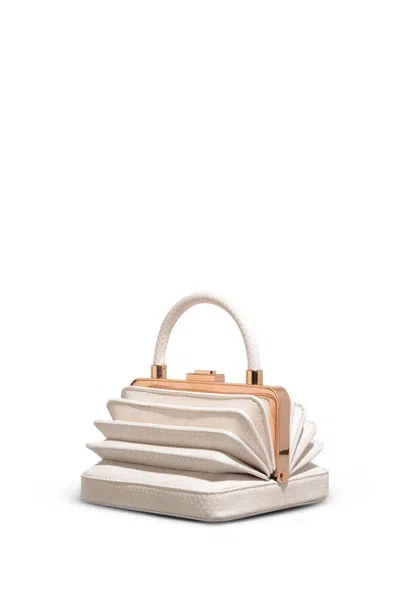 Gabriela Hearst Small Diana Bag In Ivory Snakeskin In Ivory