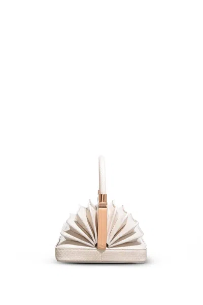 Gabriela Hearst Small Diana Bag In Ivory Snakeskin In Ivory
