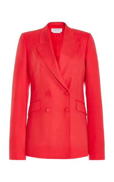 Gabriela Hearst Stephanie Blazer In Red Topaz Superfine Wool In Red Topaz