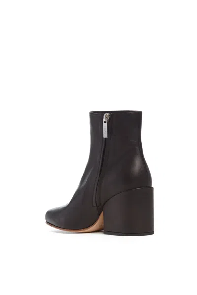 Gabriela Hearst Tito Block Heel Boot In Black Leather In Black
