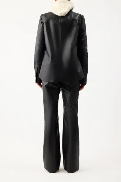 Shop Gabriela Hearst Vesta Pant In Black Leather