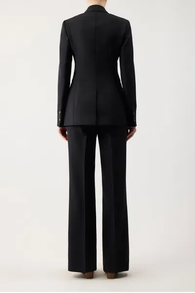 Shop Gabriela Hearst Vesta Pant In Black Wool