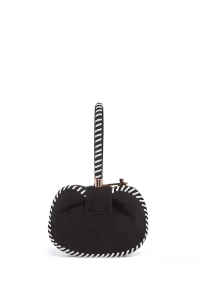 Gabriela Hearst Whipstitch Demi Bag In Black Suede In Black
