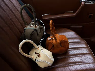 Gabriela Hearst Whipstitch Demi Bag In Black Suede In Black