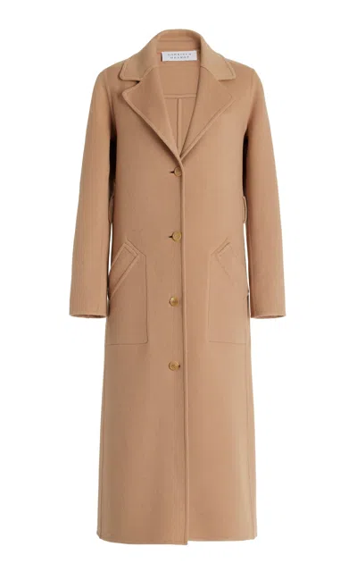 Shop Gabriela Hearst William Coat In Double-face Recycled Cashmere In Camel