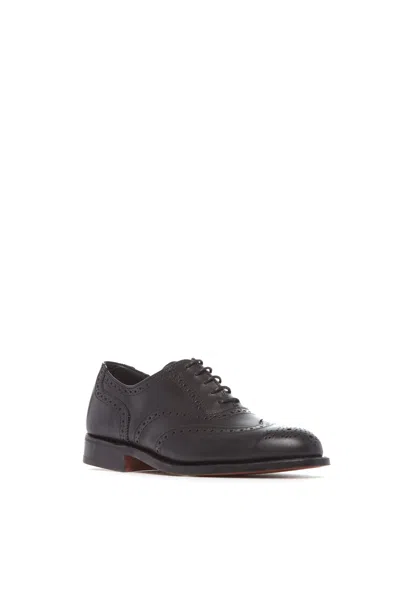 Gabriela Hearst Wincap Oxford Shoe In Black Leather In Black