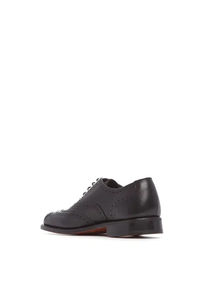 Gabriela Hearst Wincap Oxford Shoe In Black Leather In Black