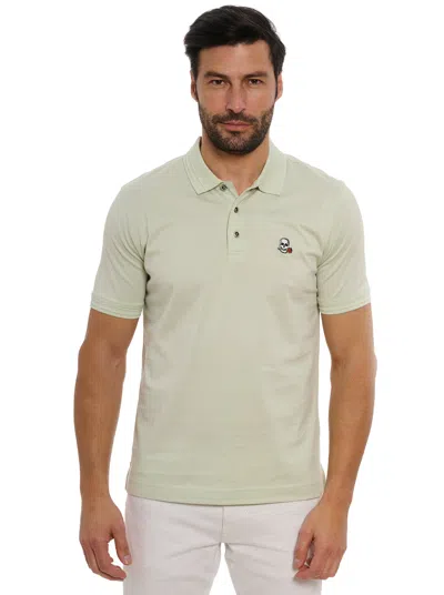 Shop Robert Graham The Player Polo In Seafoam