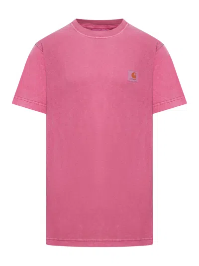 Shop Carhartt S/s Nelson T-shirt In Red